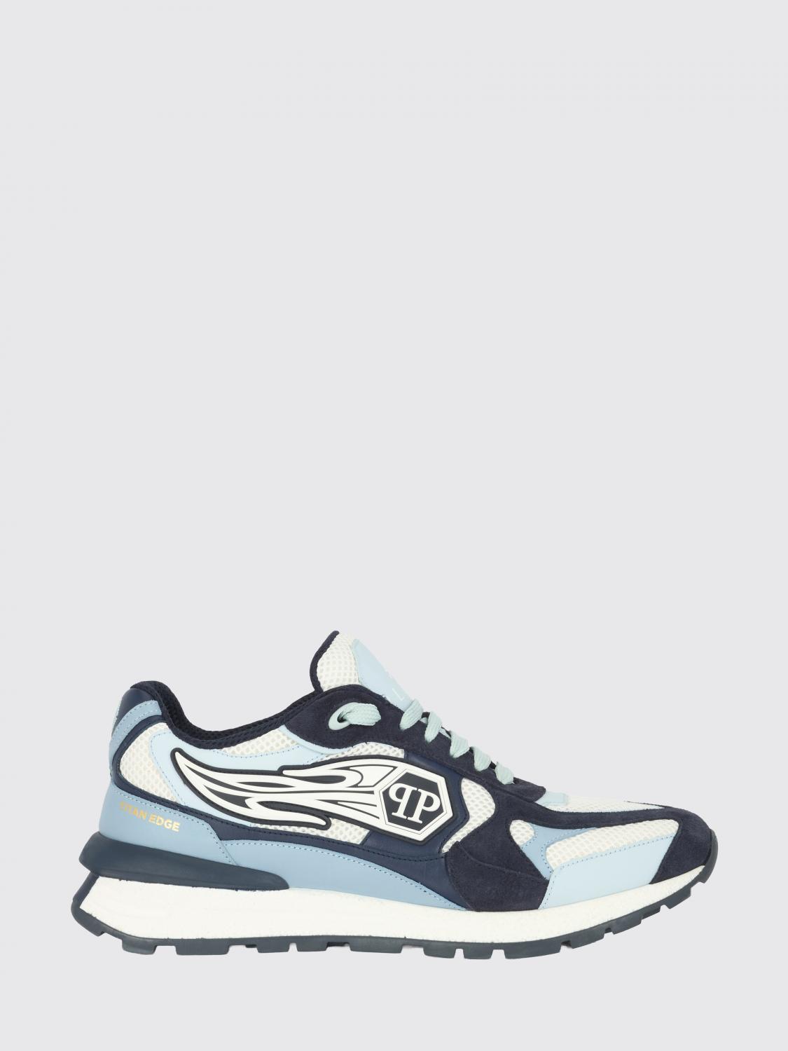 PHILIPP PLEIN Sneakers aus Leder und Mesh