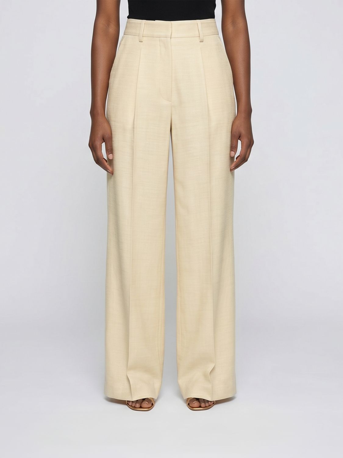 PAULA Pants Woman color Beige