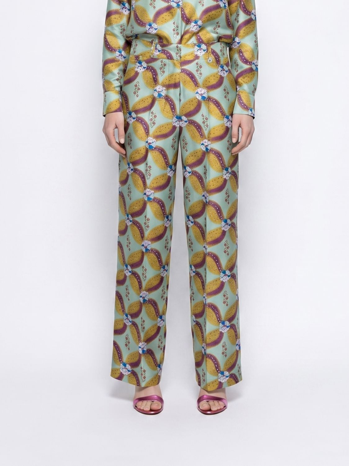 PAULA Pants Woman color Water