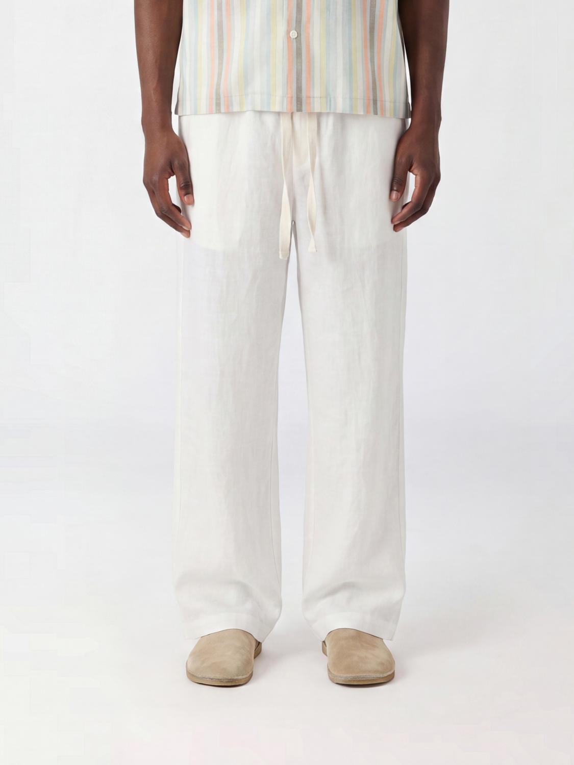 Commas Pants Men In White