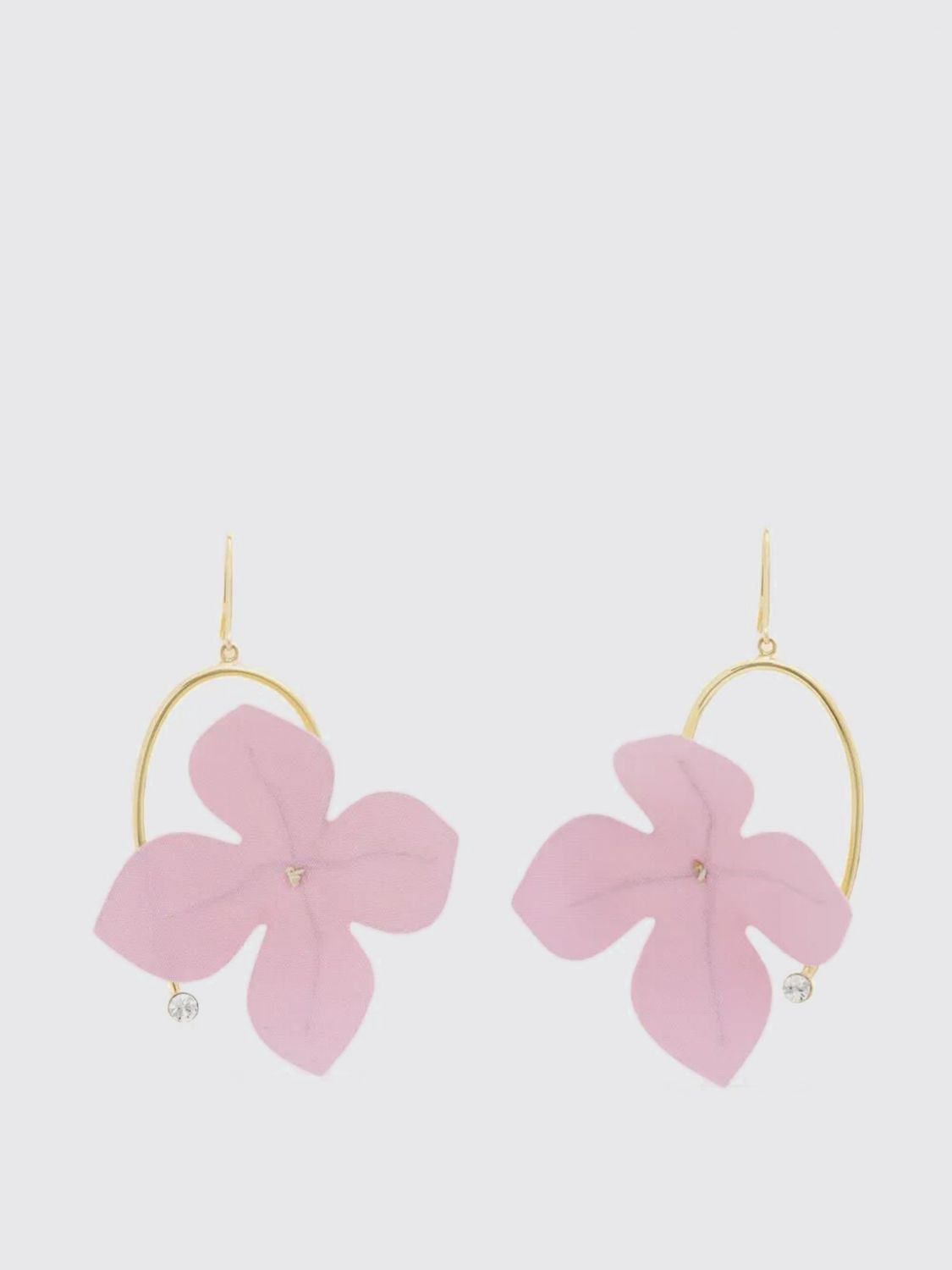 MARNI Messingohrringe mit Blumen