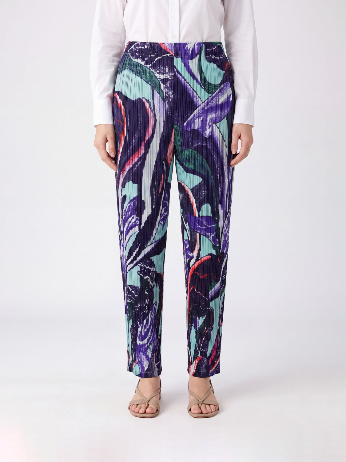 PLEATS PLEASE ISSEY MIYAKE Pantaloni Donna colore Rosa
