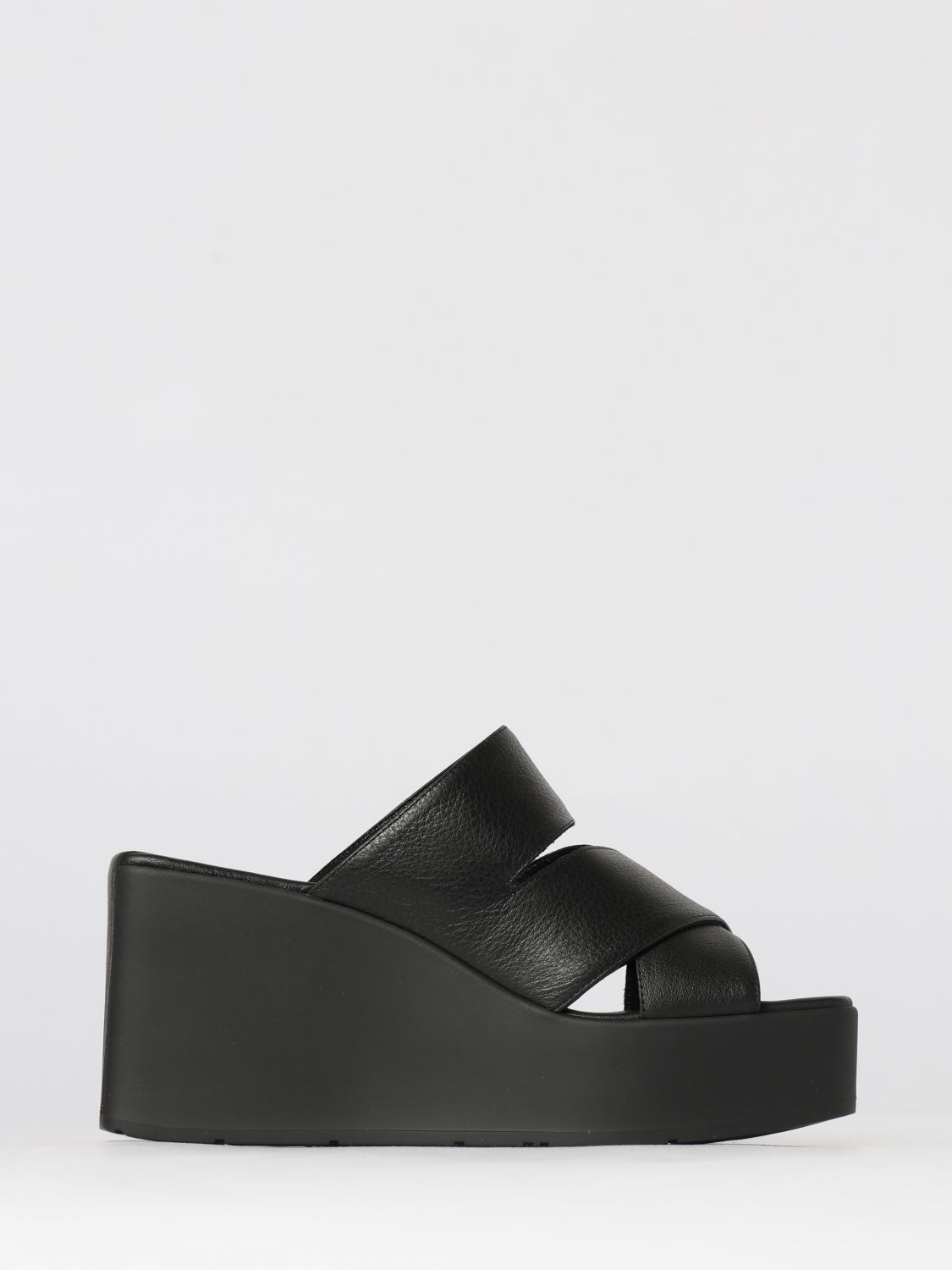 Vic Matié Leather Wedge Sandal