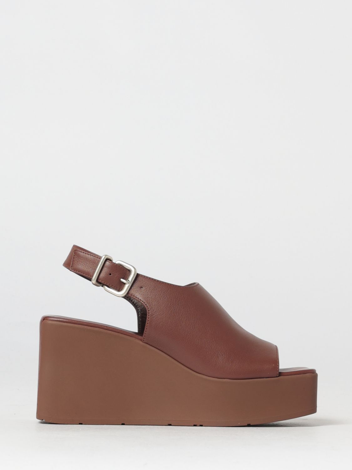 VIC MATIÉ Leather Wedge Sandal