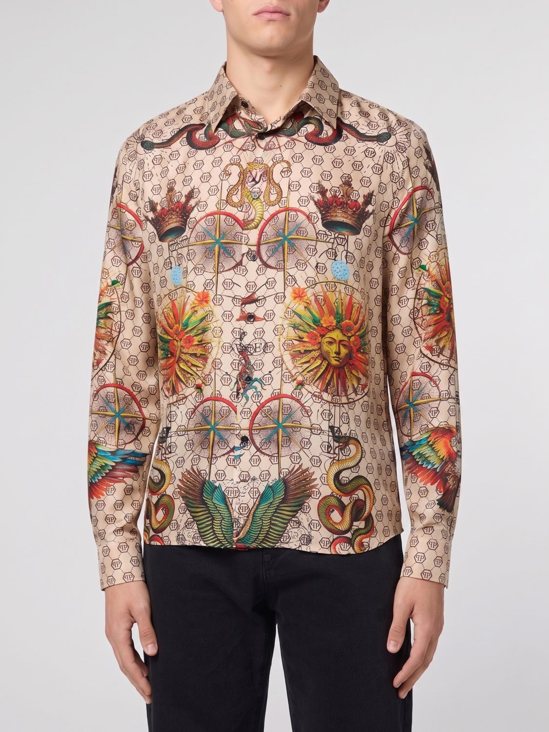 PHILIPP PLEIN Shirt Men color Beige