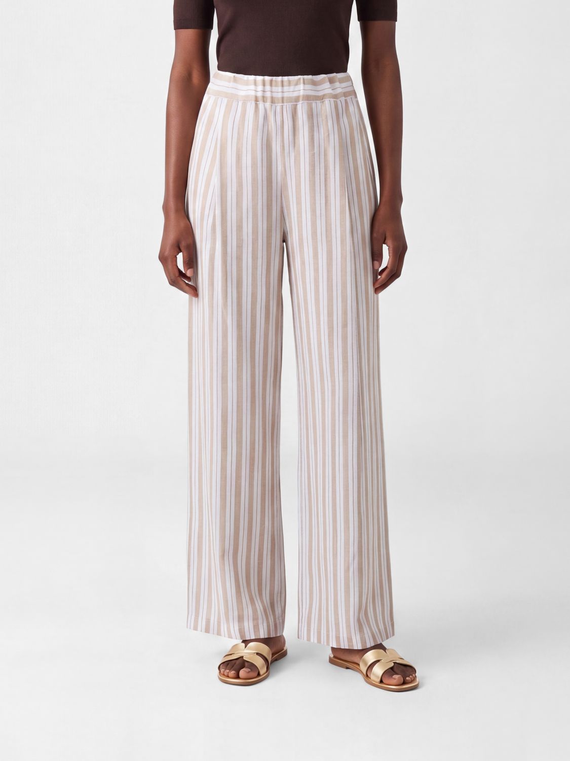 SEMICOUTURE Pants Woman color Nude