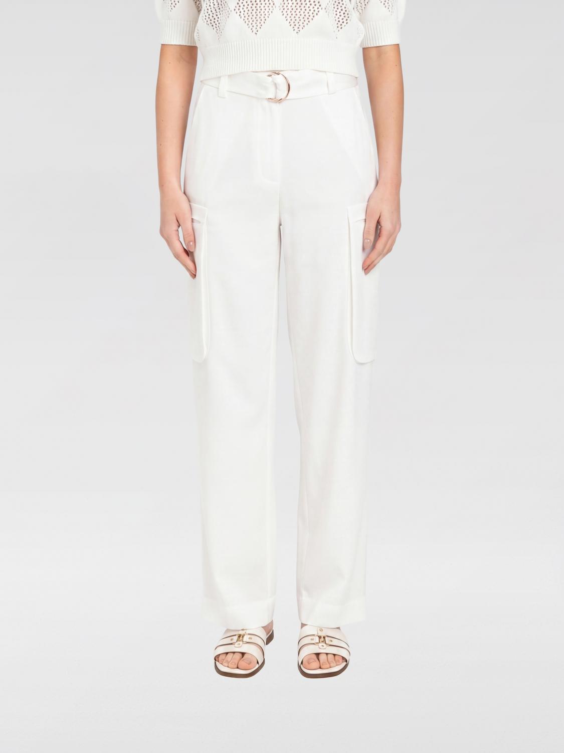 Twinset Pantaloni cargo in lyocell
