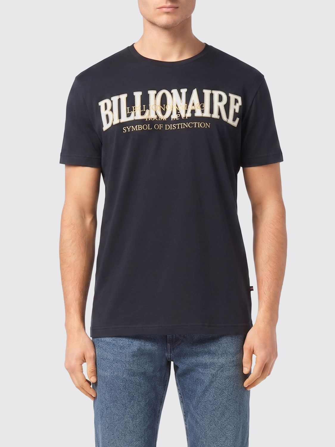 BILLIONAIRE Baumwoll-T-Shirt mit Logo