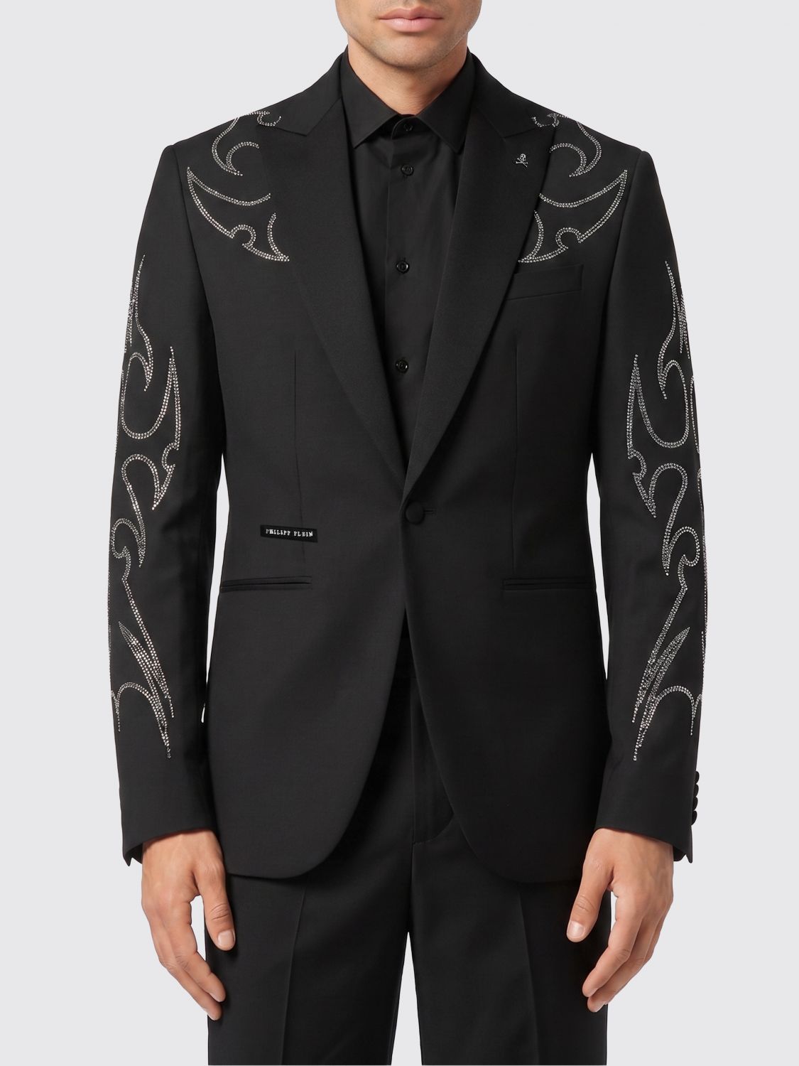 PHILIPP PLEIN Blazer Texas in misto lana