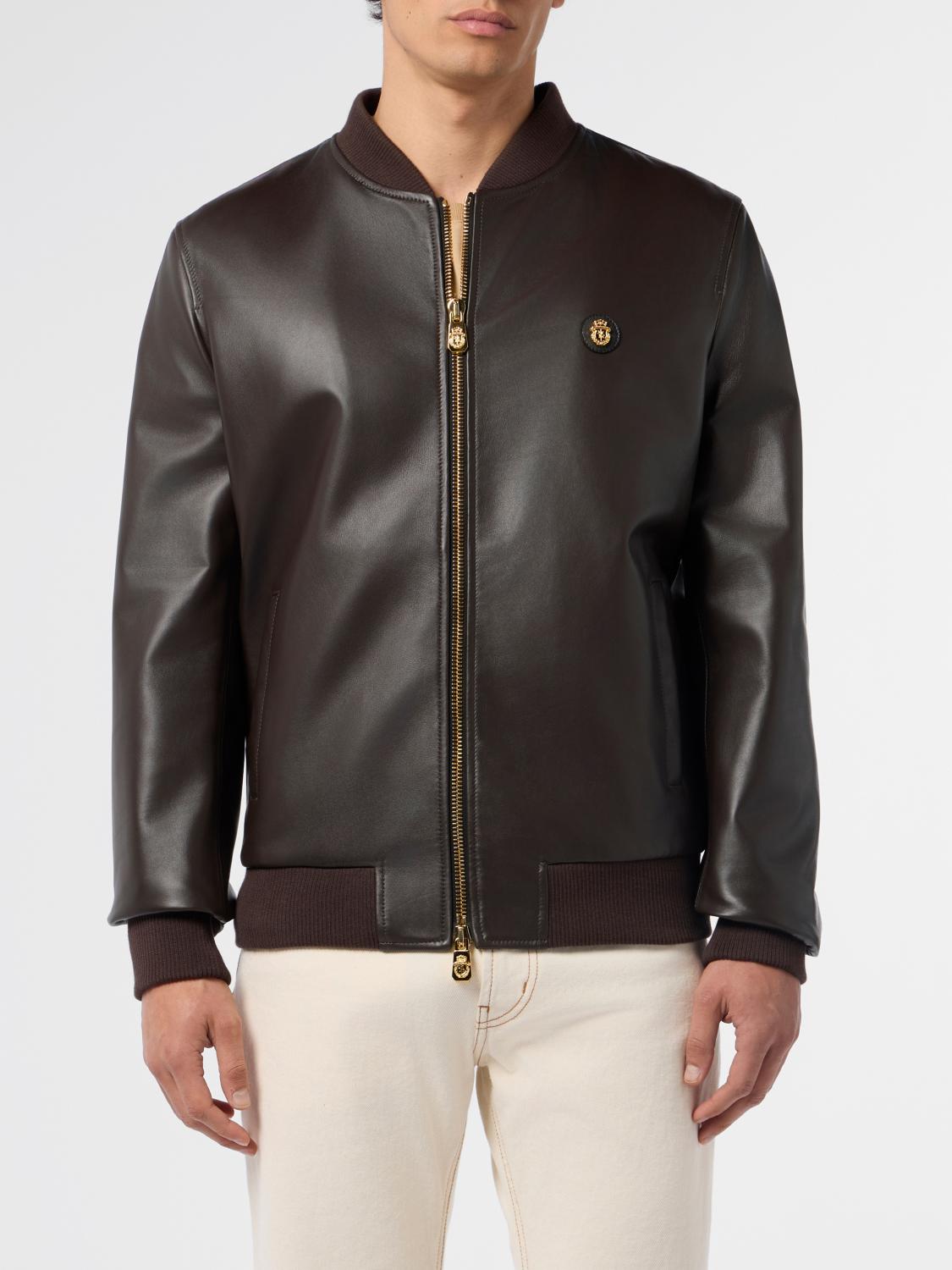 BILLIONAIRE Nappa Leather Bomber Jacket