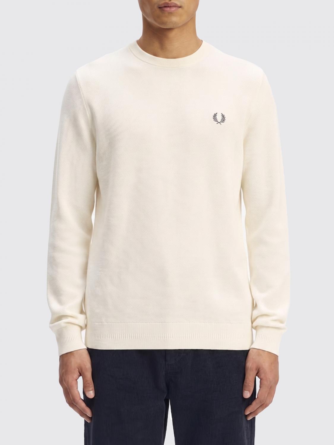 FRED PERRY Sweater Men color Nude