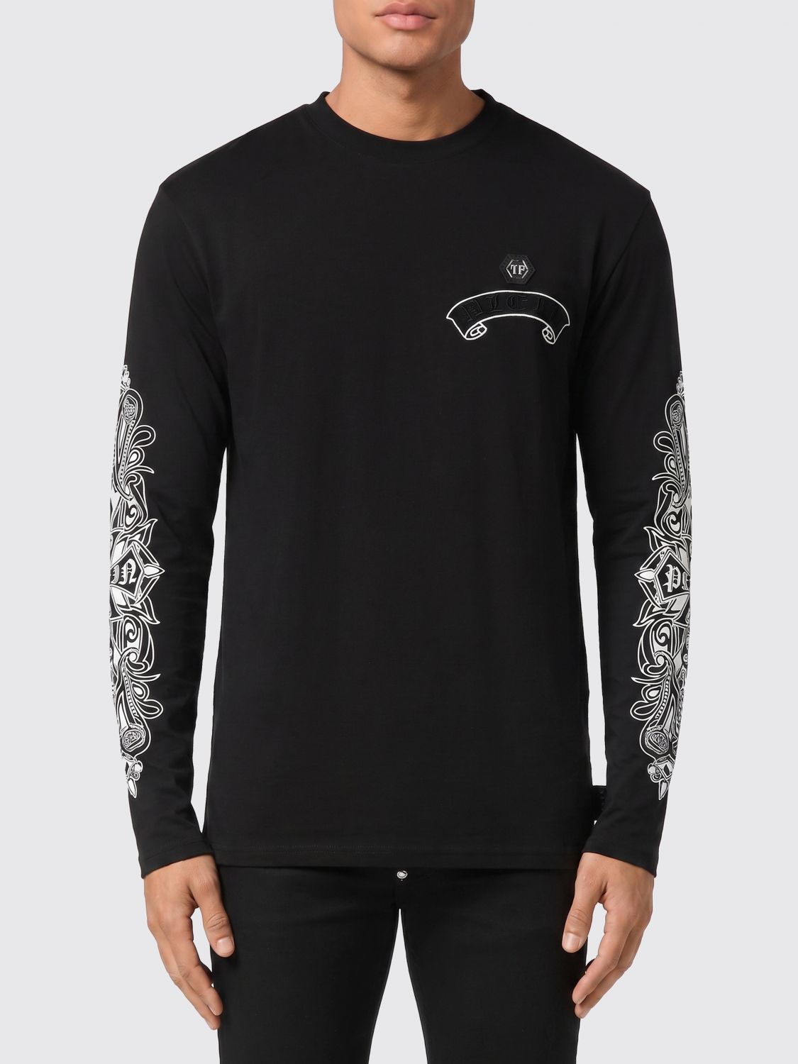 PHILIPP PLEIN T-shirt in cotone stampata