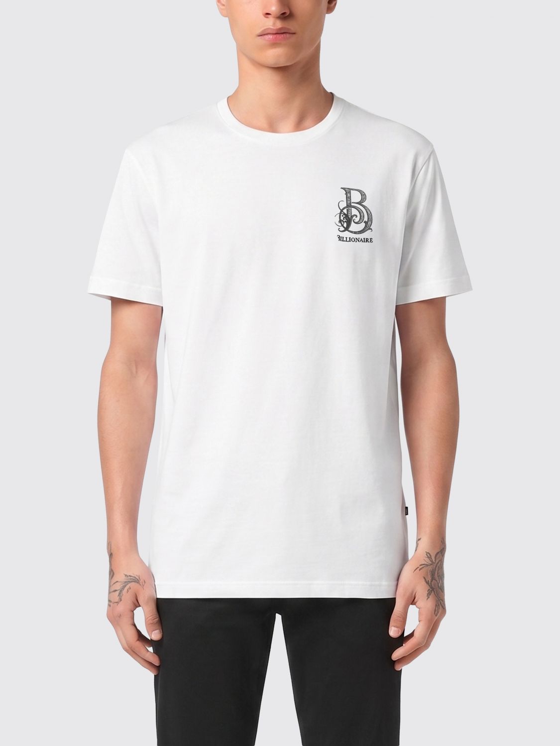 BILLIONAIRE Baumwoll-T-Shirt mit Logo
