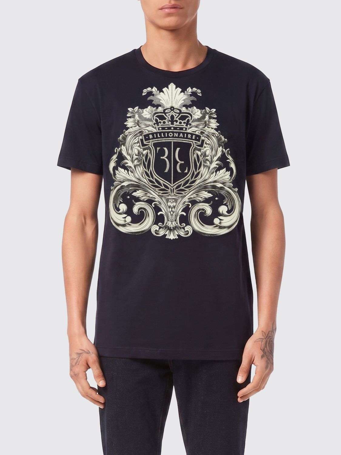 BILLIONAIRE Bedrucktes Baumwoll-T-Shirt