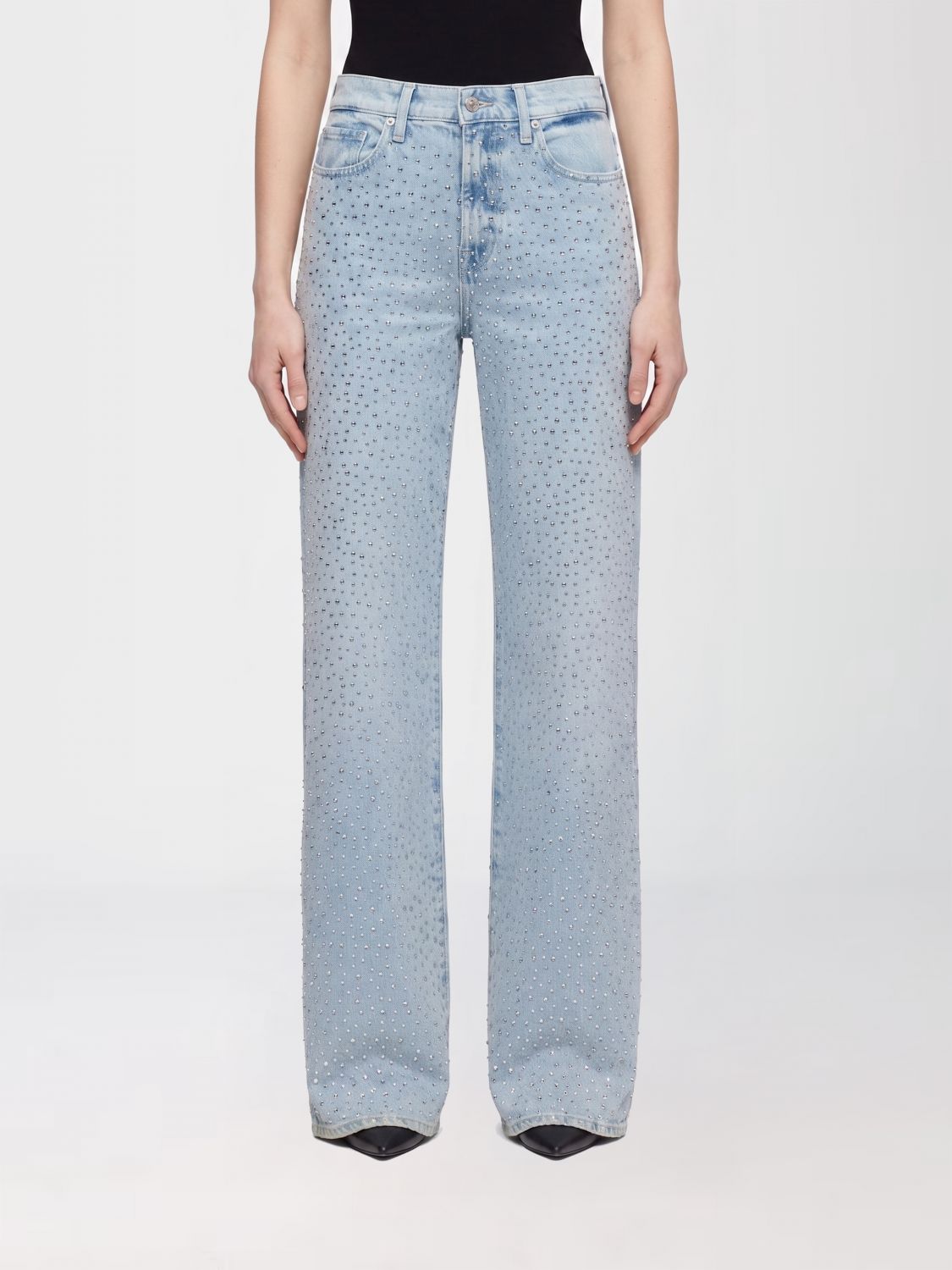 7 FOR ALL MANKIND Jeans Donna colore Blue