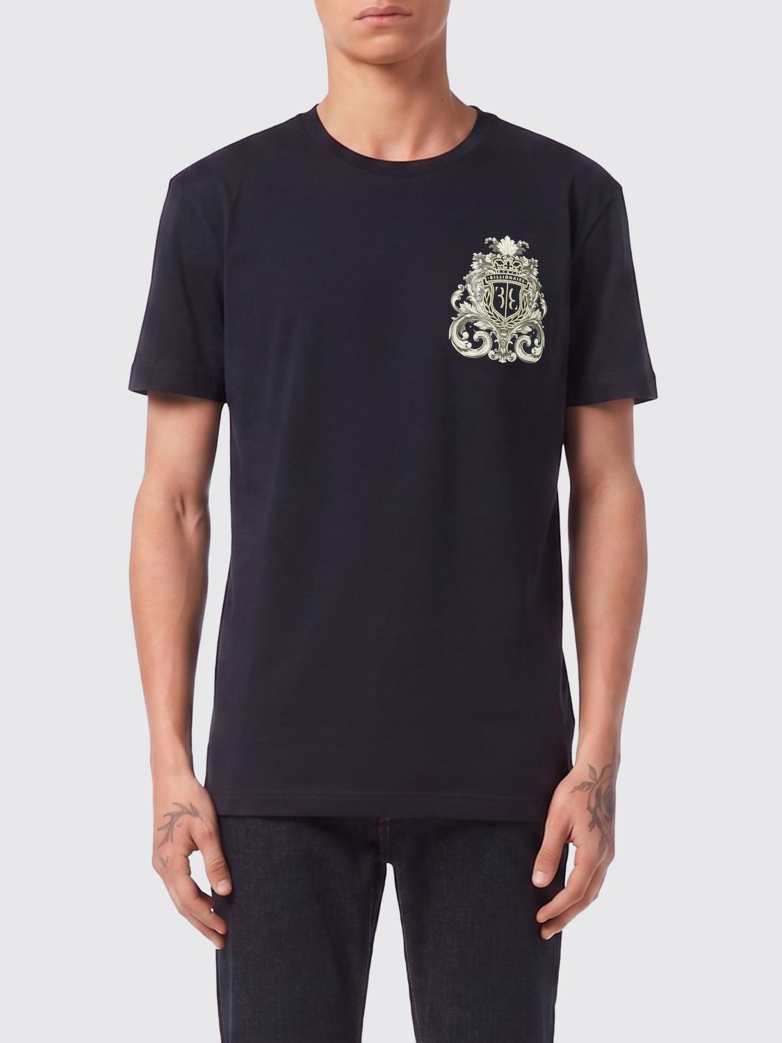 BILLIONAIRE T-Shirt aus Baumwolle mit Logo