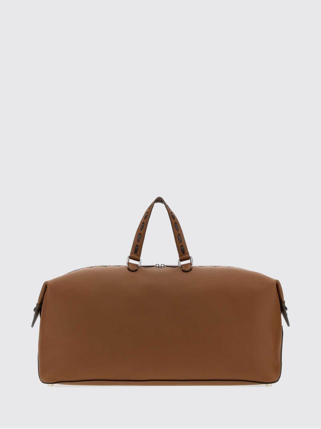 FENDI FENDI Duffle Lui 55 Calfskin Bag with Contrast Stitching　FENDI ダッフル ルイ 55 カーフスキン バッグ コントラストステッチ