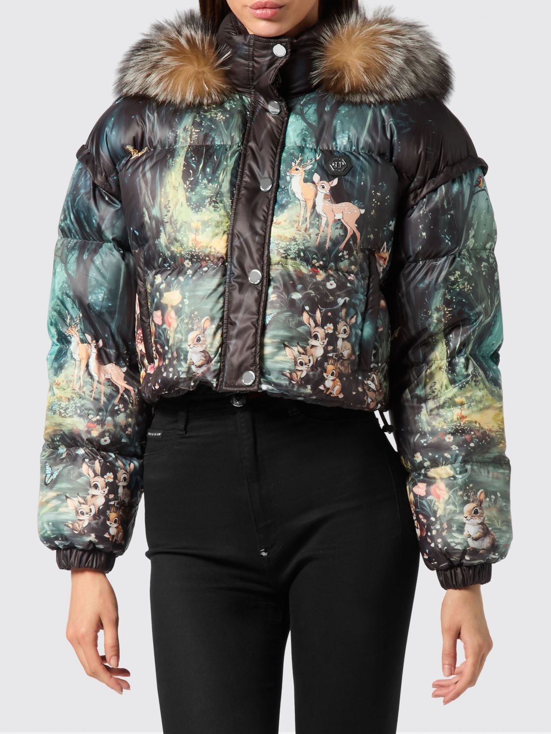 PHILIPP PLEIN Jacket Woman color Multicolor