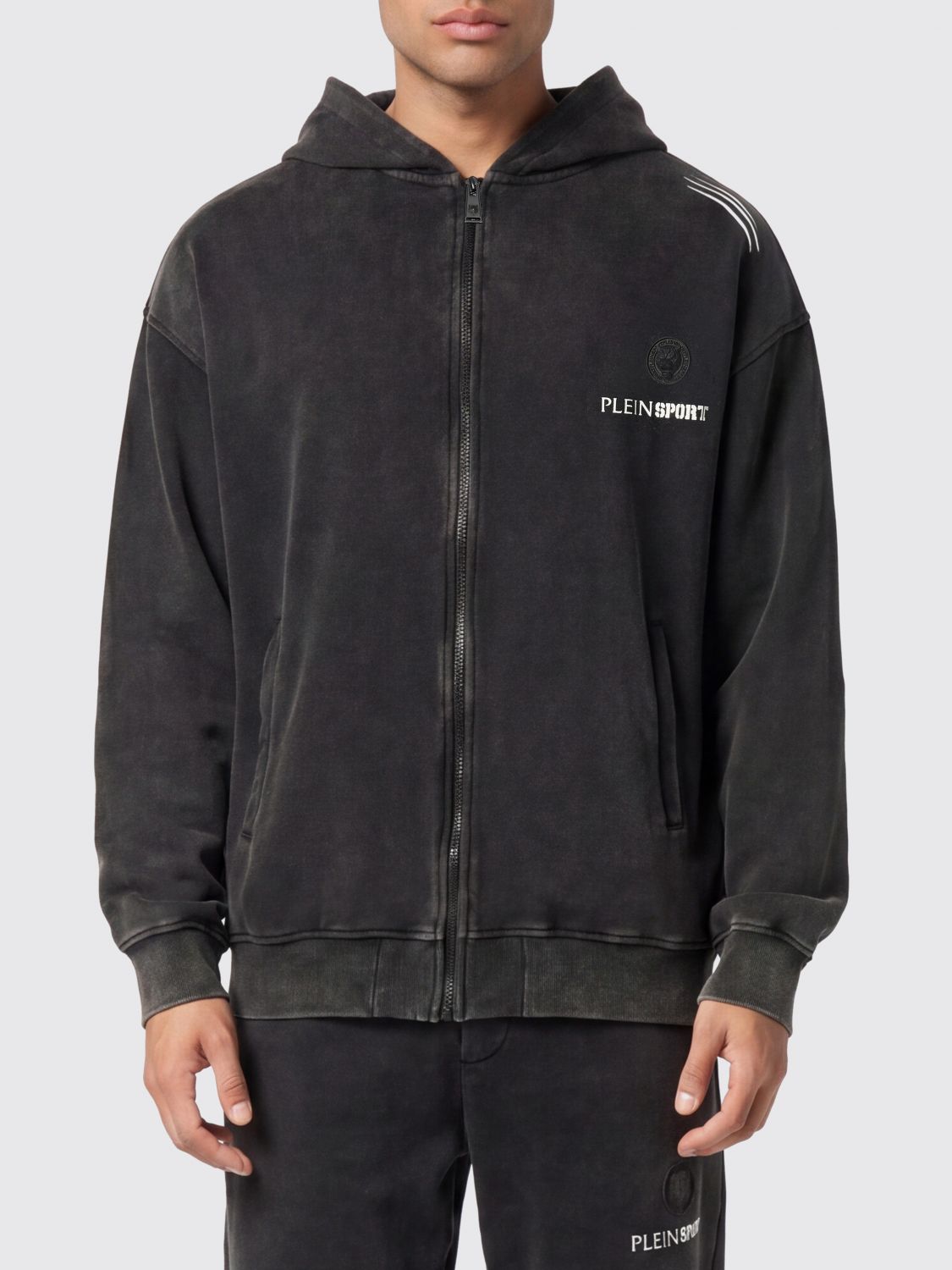 Plein Sport Kapuzenpullover aus Baumwolle