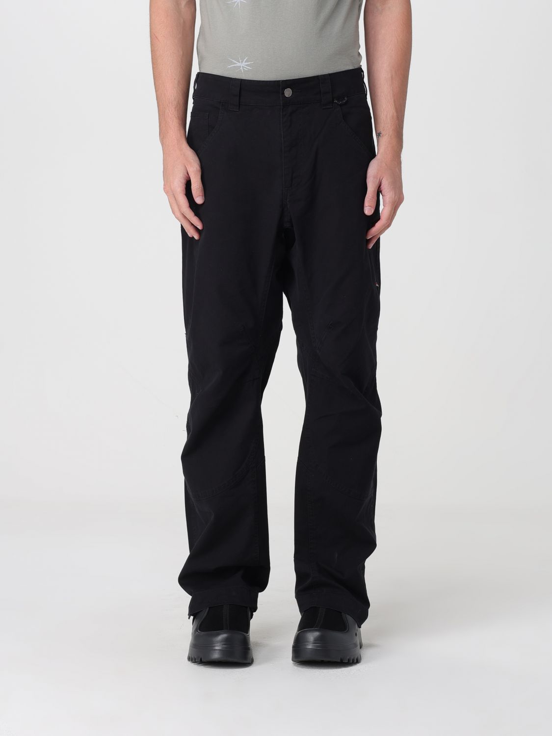 ROA Pants Men color Grey