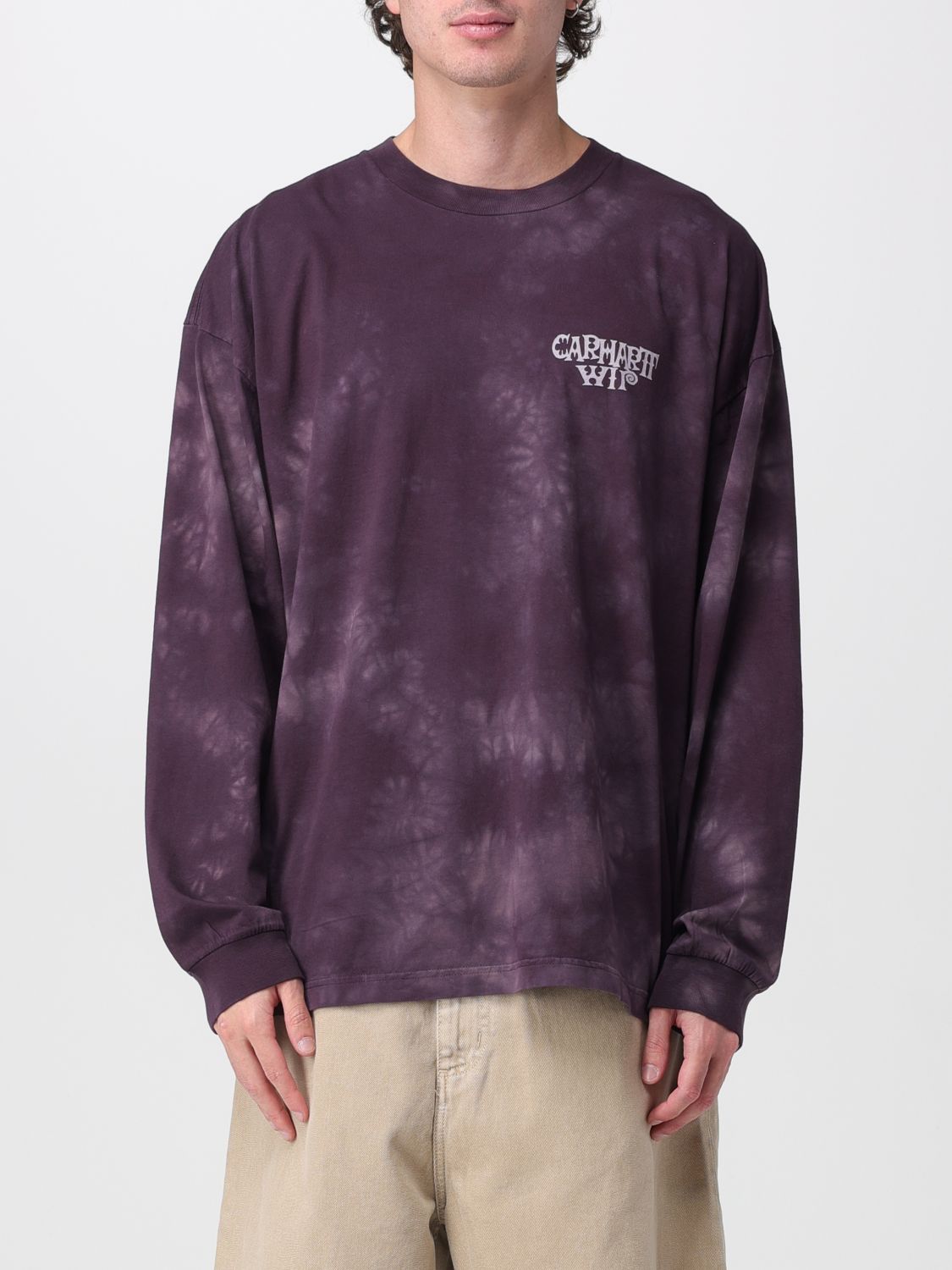 Carhartt Wip Printed Organic Cotton Crewneck Sweatshirt · XS