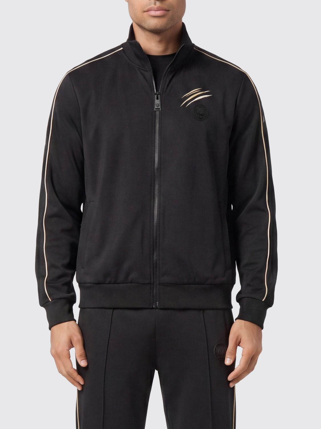 Plein Sport Polyester-Sweatshirt mit Reißverschluss