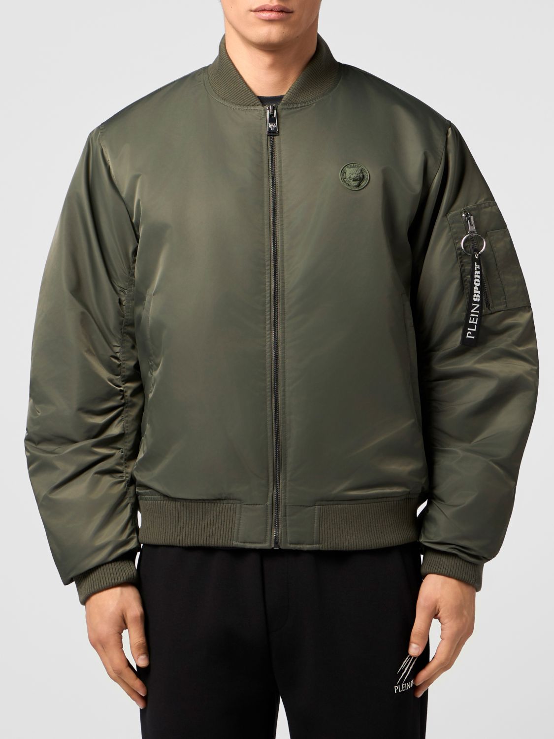 Plein Sport Nylon-Bomberjacke
