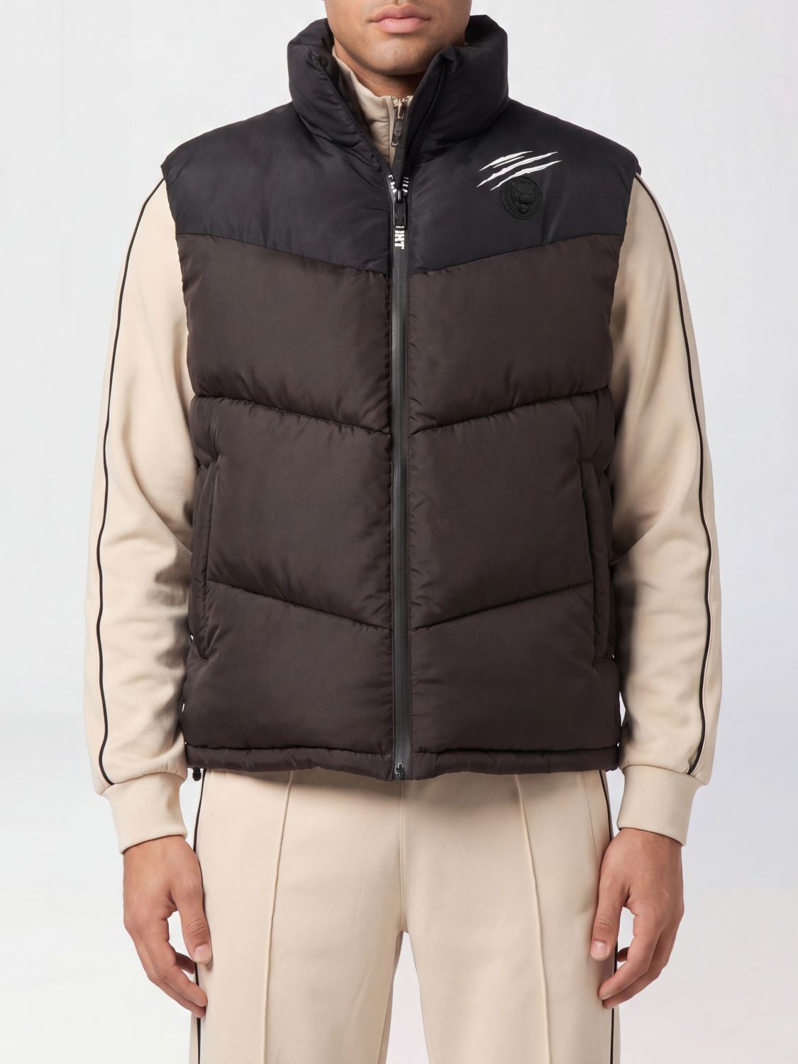 Plein Sport Logo Padded Nylon Vest