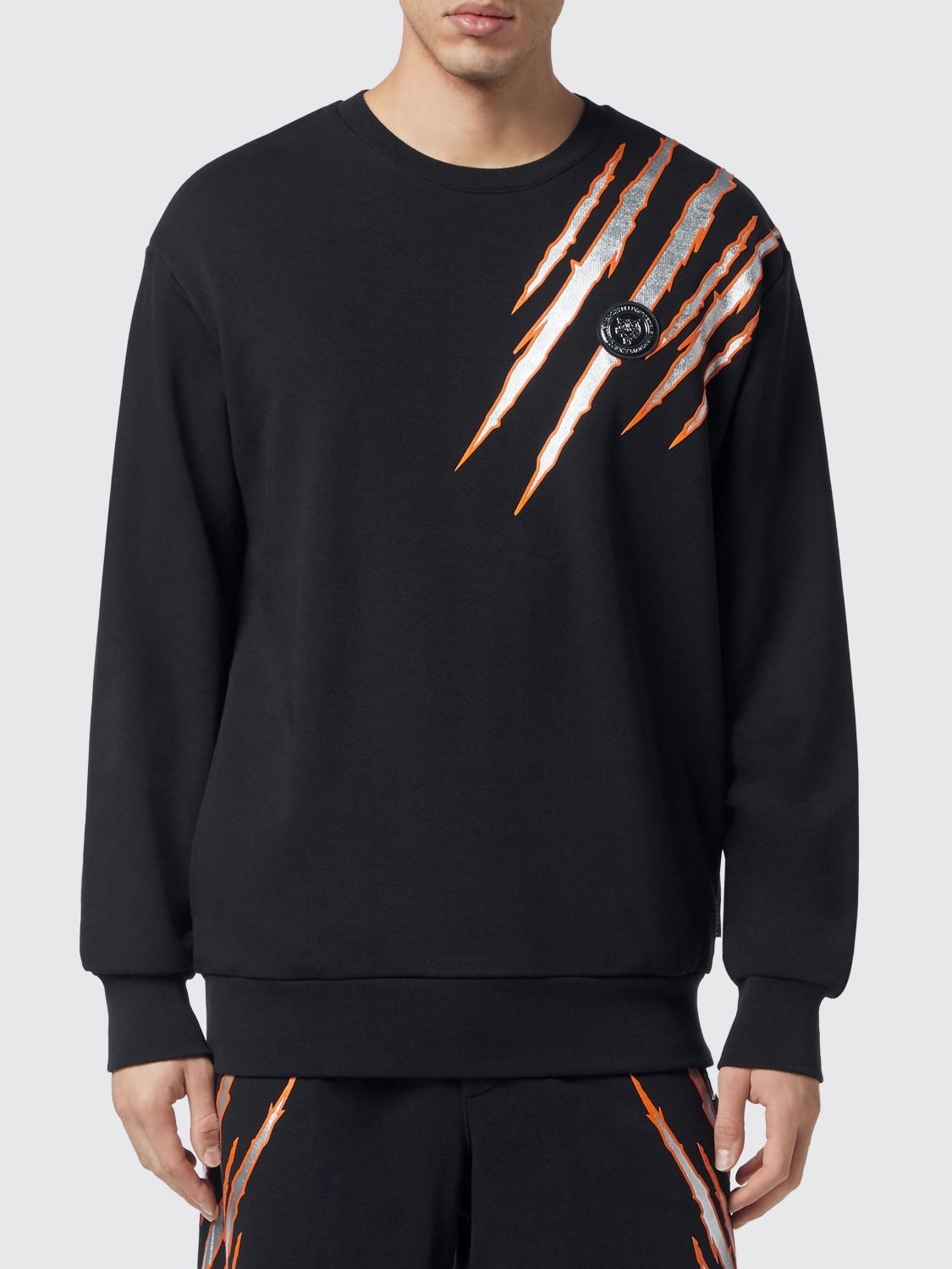 PLEIN SPORT Felpa Uomo colore Nero