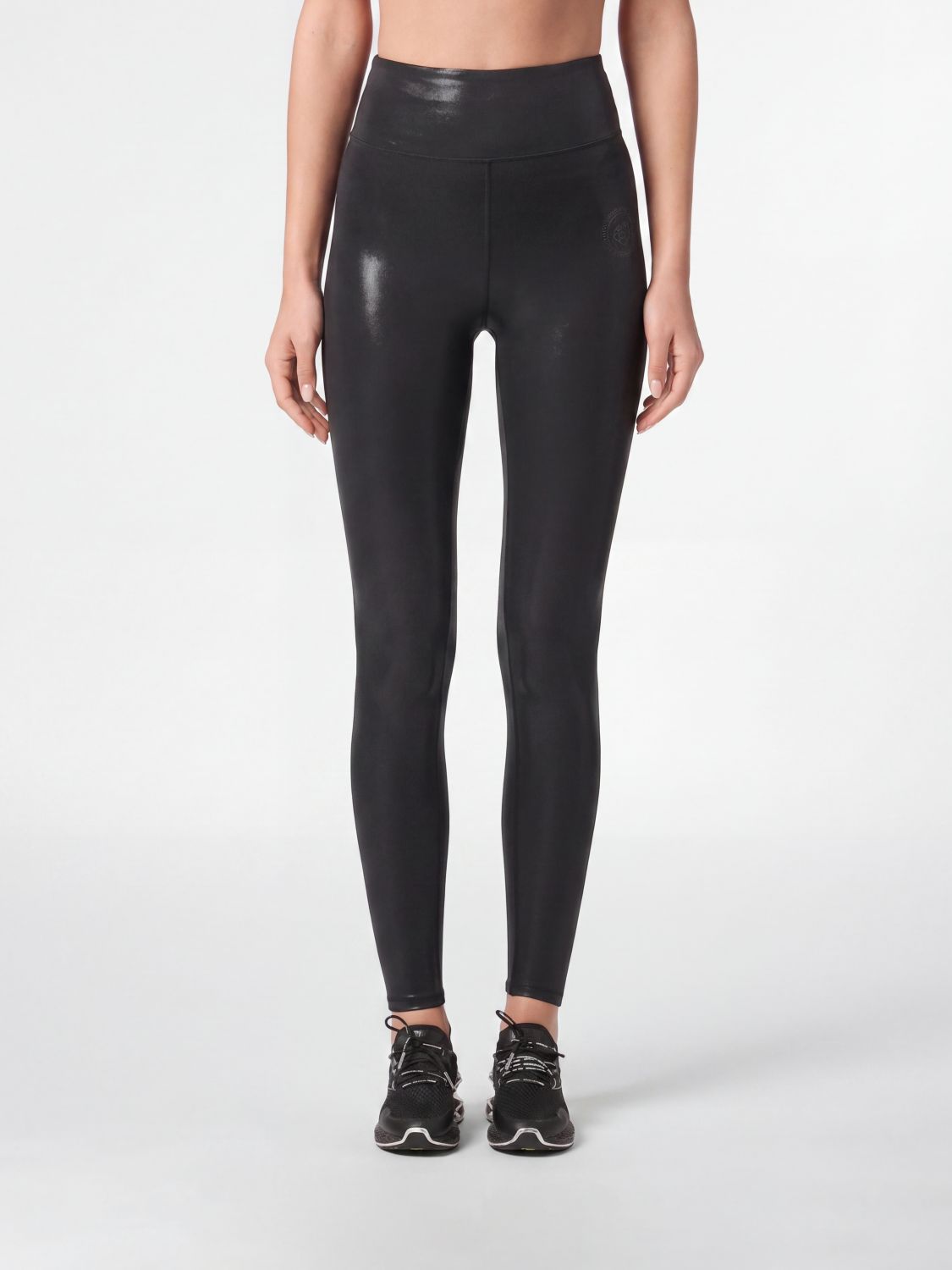 Plein Sport Leggings aus technischem Stretch-Gewebe