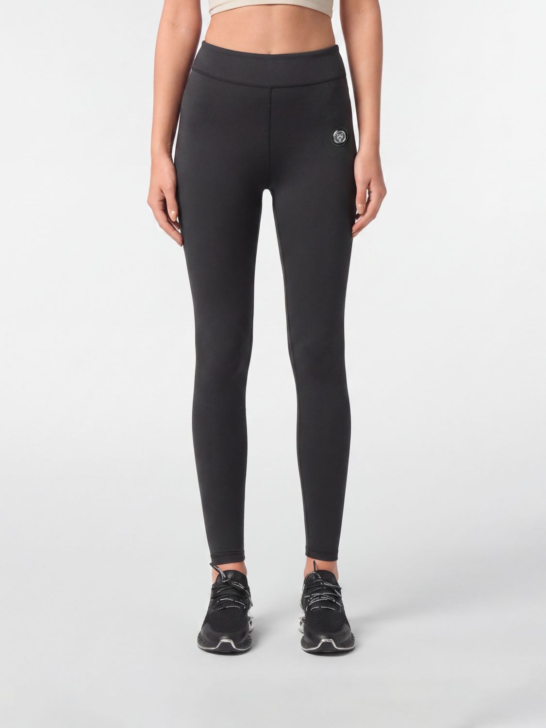 Plein Sport Leggings aus technischem Stretch-Gewebe