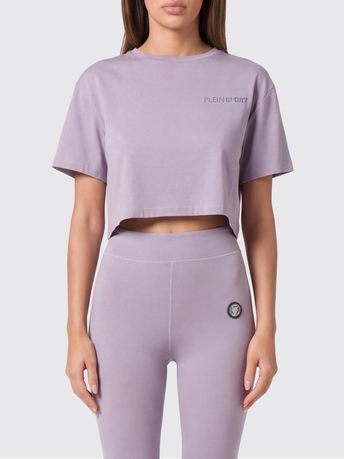 Plein Sport Crop T-Shirt aus Baumwolle