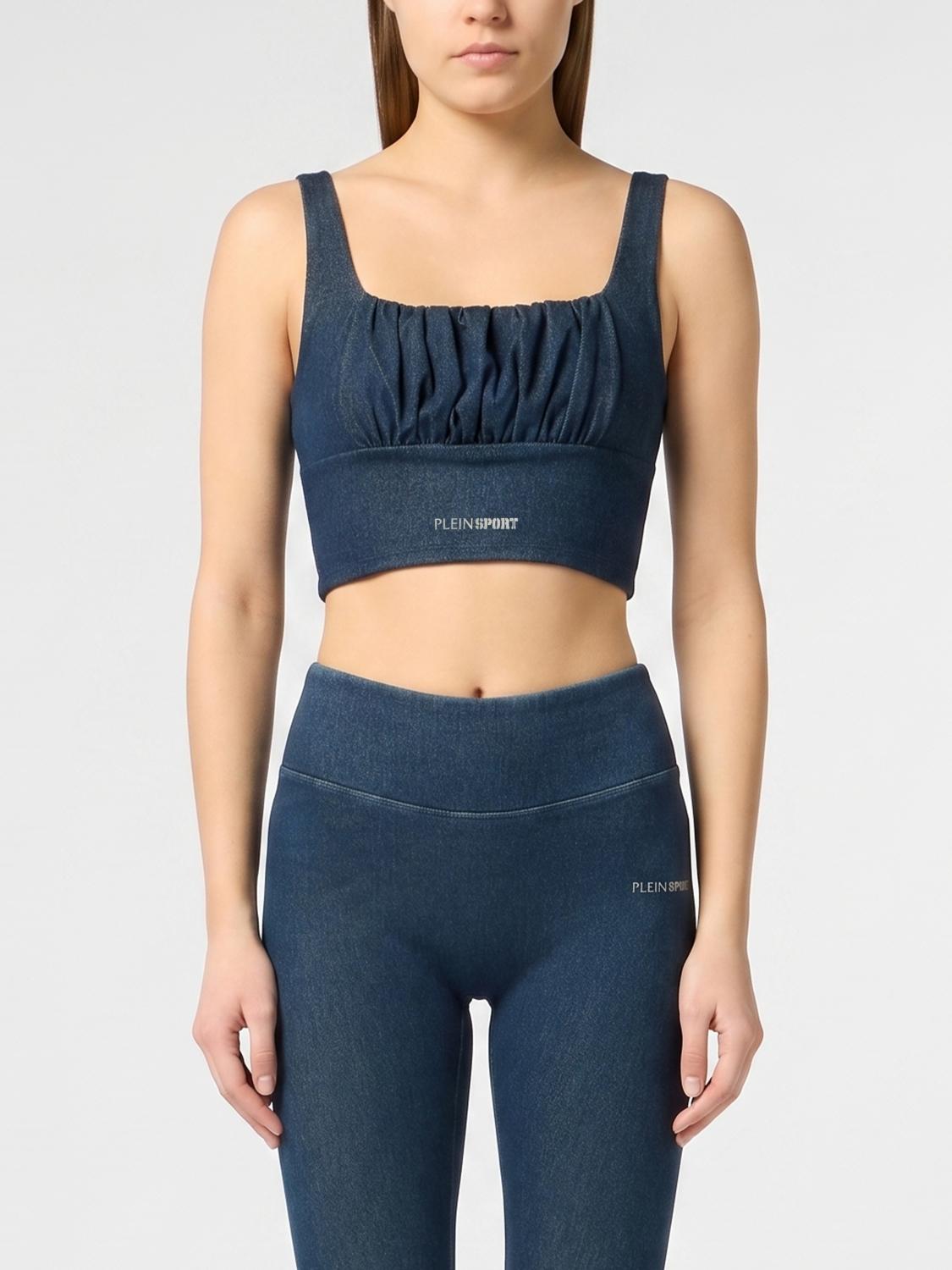 PLEIN SPORT Top Donna colore Blue