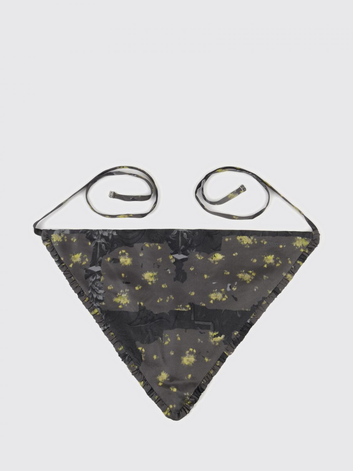 GANNI Scarf Woman color Yellow