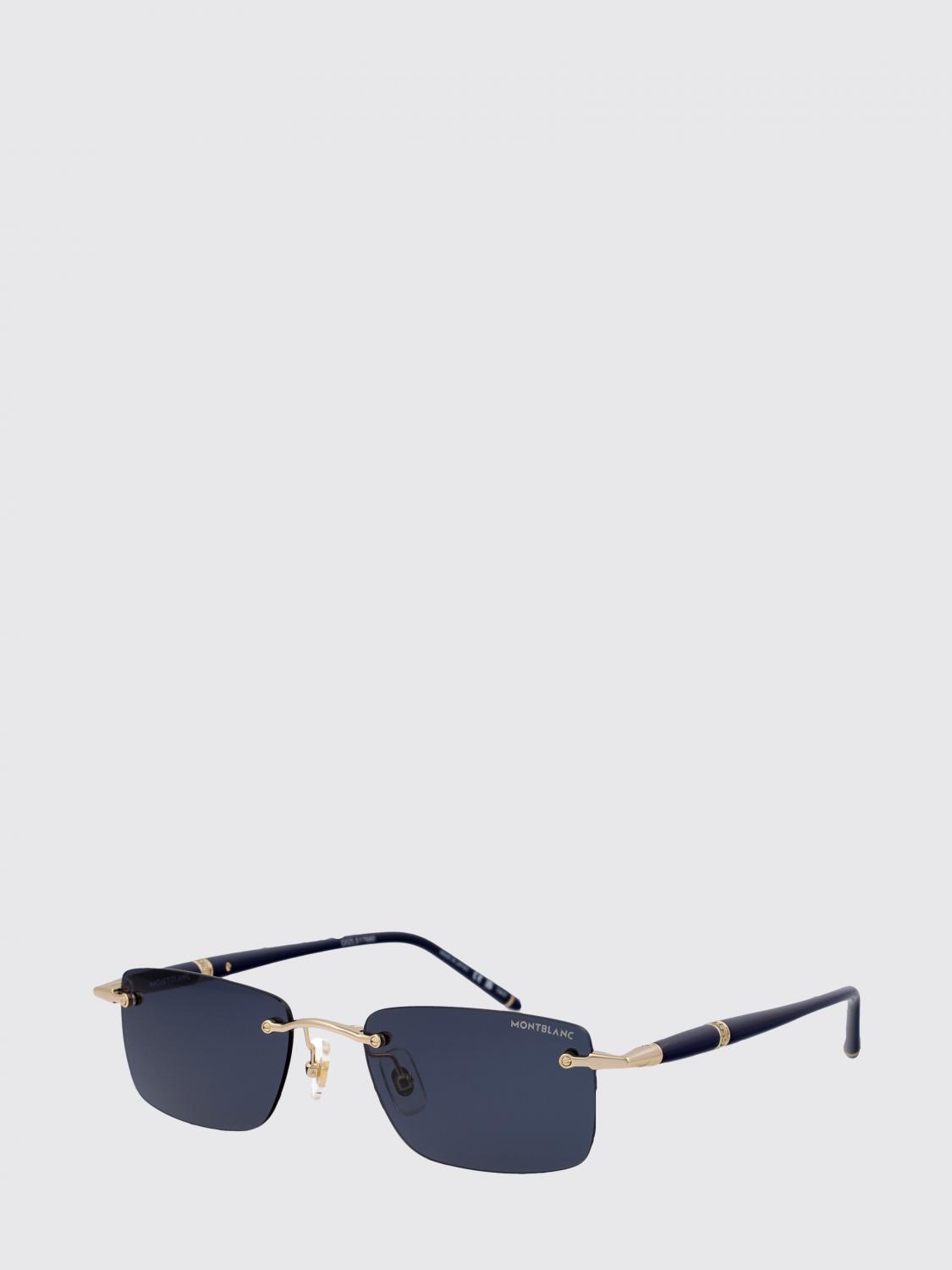 MONTBLANC Occhiali da sole MB0344S in metallo ed acetato