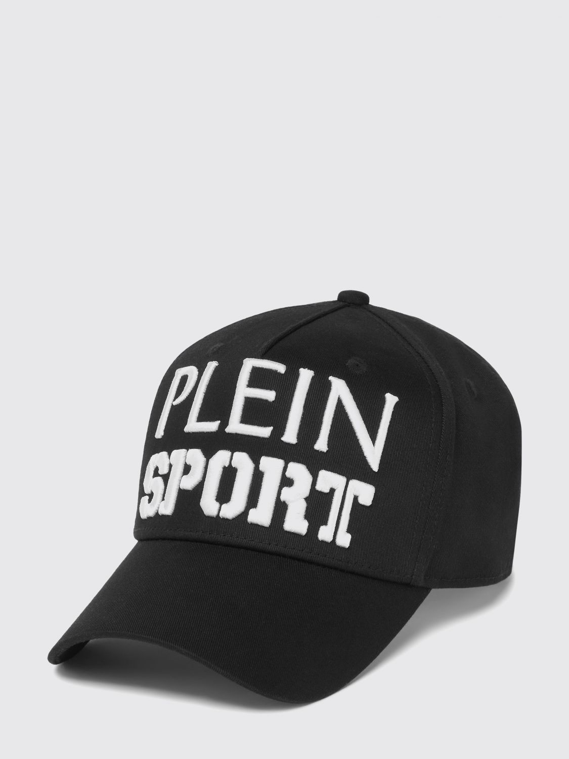 Plein Sport Cappello in cotone con logo ricamato