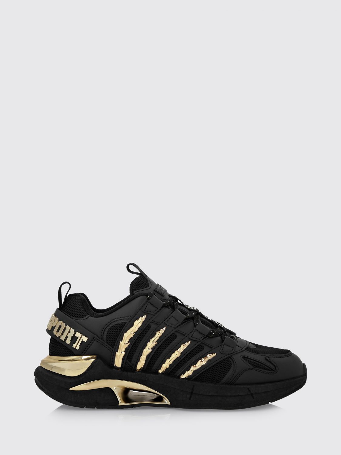 Plein Sport Sneakers aus Leder und Mesh
