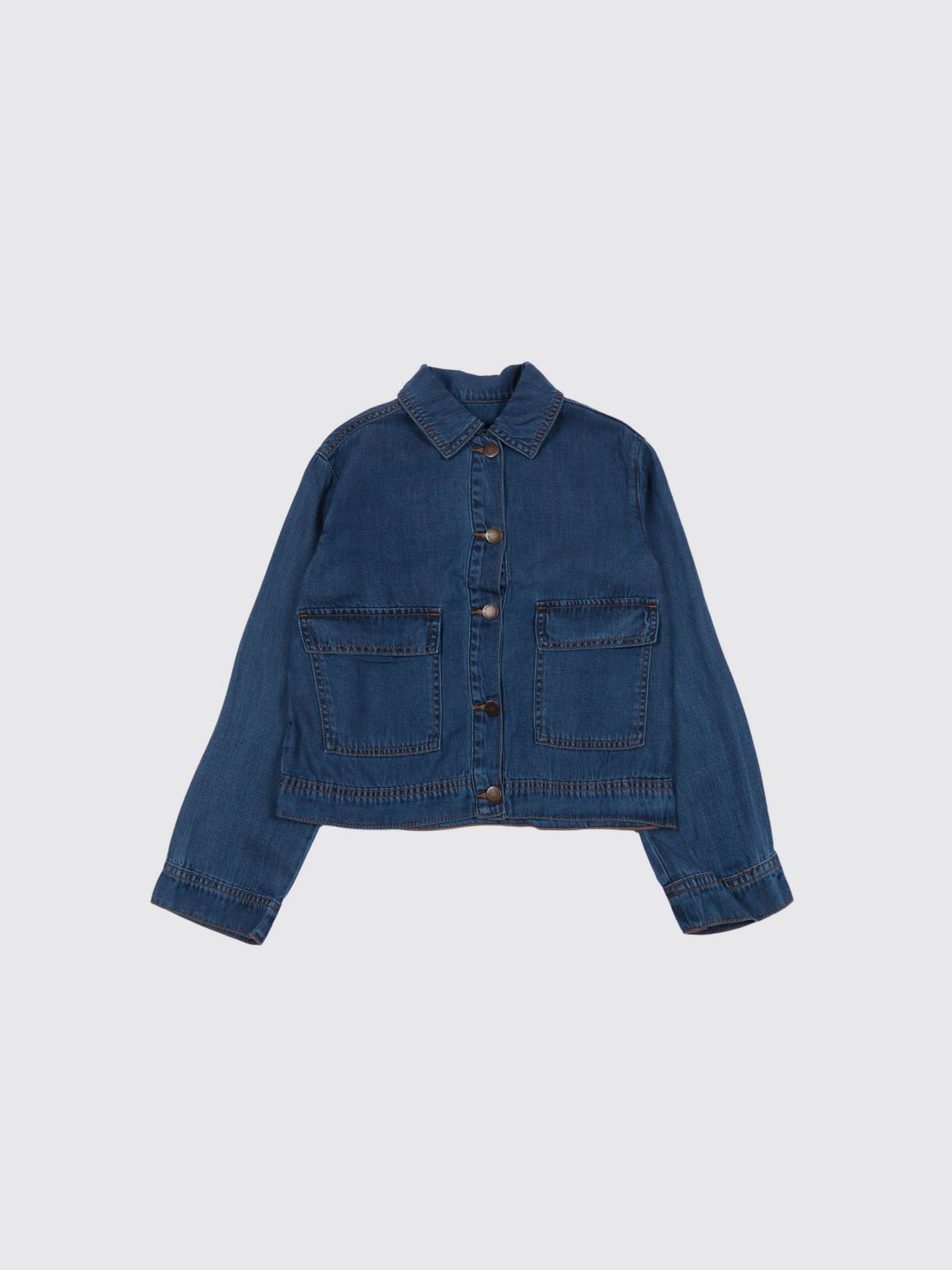 MOLO Jeansjacke aus Baumwoll-Lyocell-Mischung