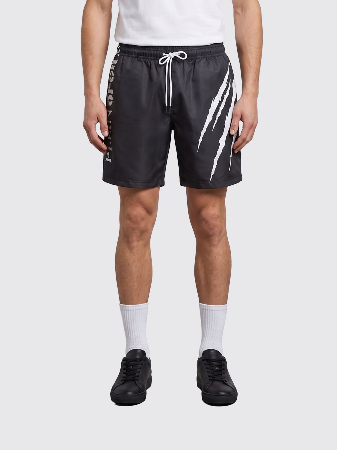 Plein Sport Jogging-Shorts aus Stretch-Funktionsgewebe
