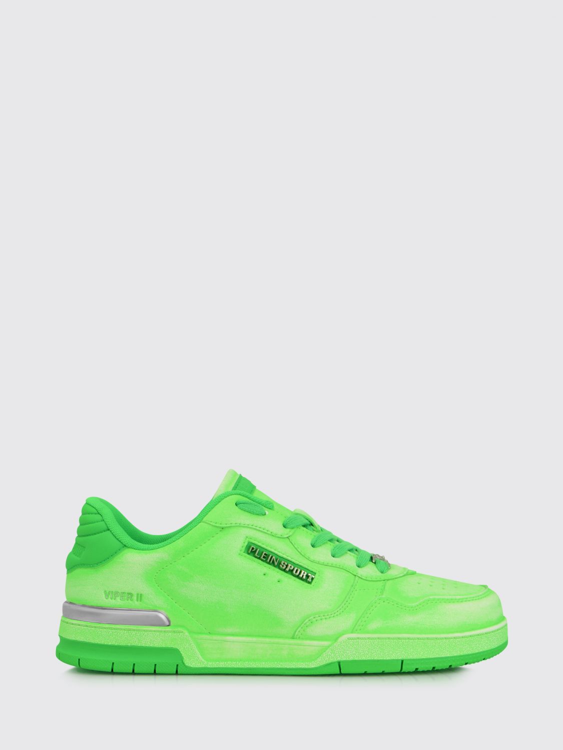 Plein Sport Viper II Used Leather Sneakers