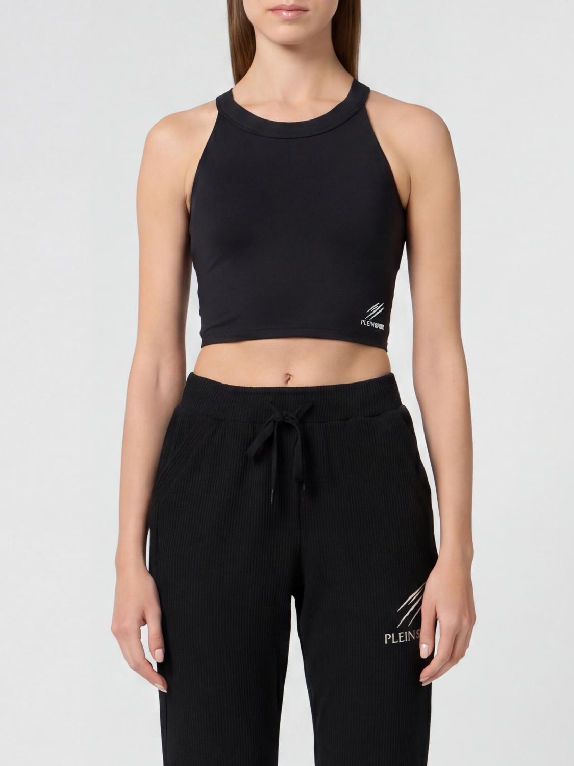 PLEIN SPORT Top Donna colore Nero