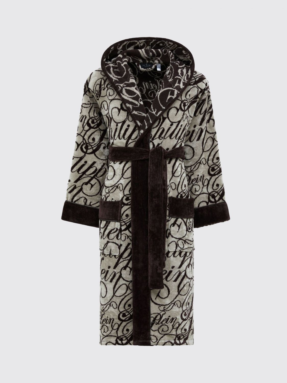 PHILIPP PLEIN Bathrobe Men color Brown