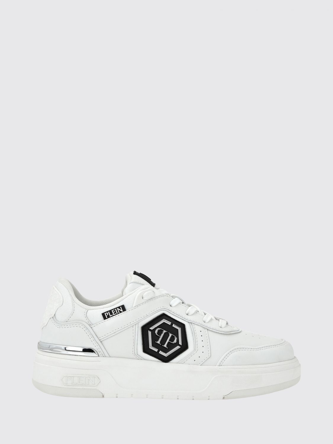PHILIPP PLEIN Sneakers aus Leder und Mesh