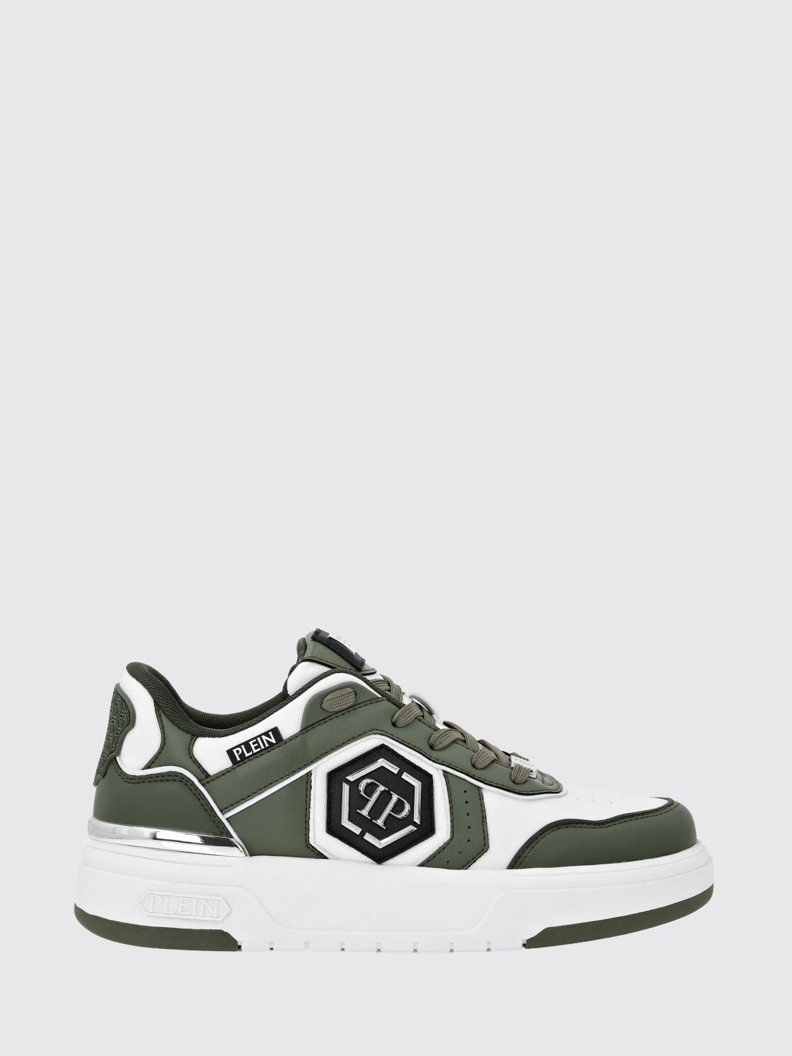 PHILIPP PLEIN Sneakers in pelle e mesh
