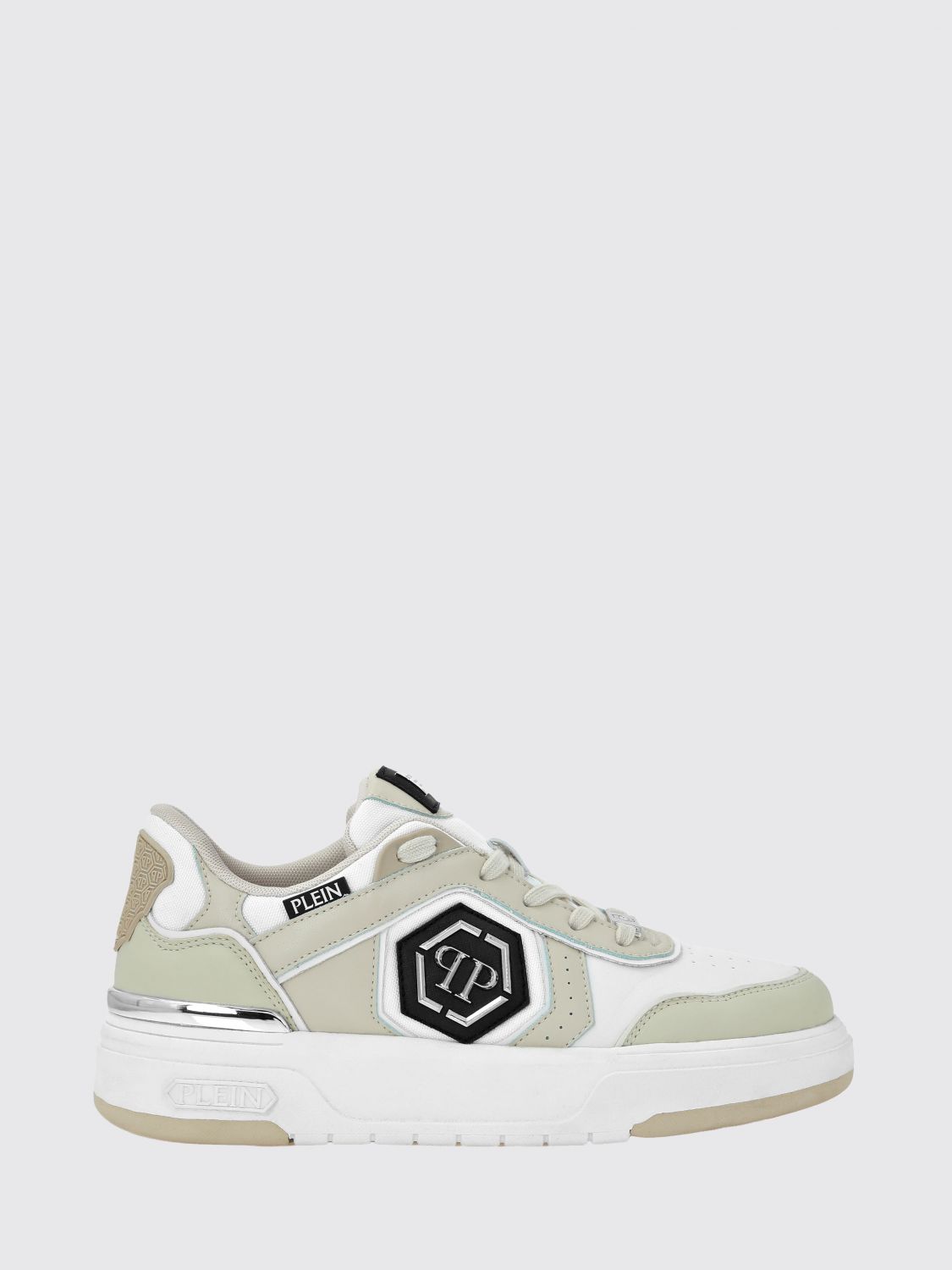 PHILIPP PLEIN Sneakers aus Leder und Mesh