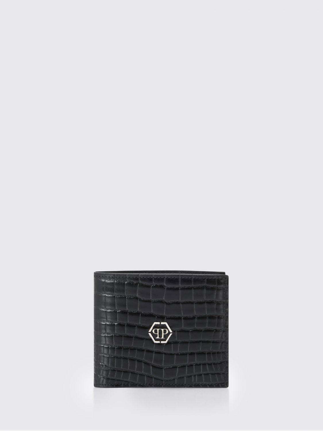 PHILIPP PLEIN Portafoglio in pelle stampa cocco