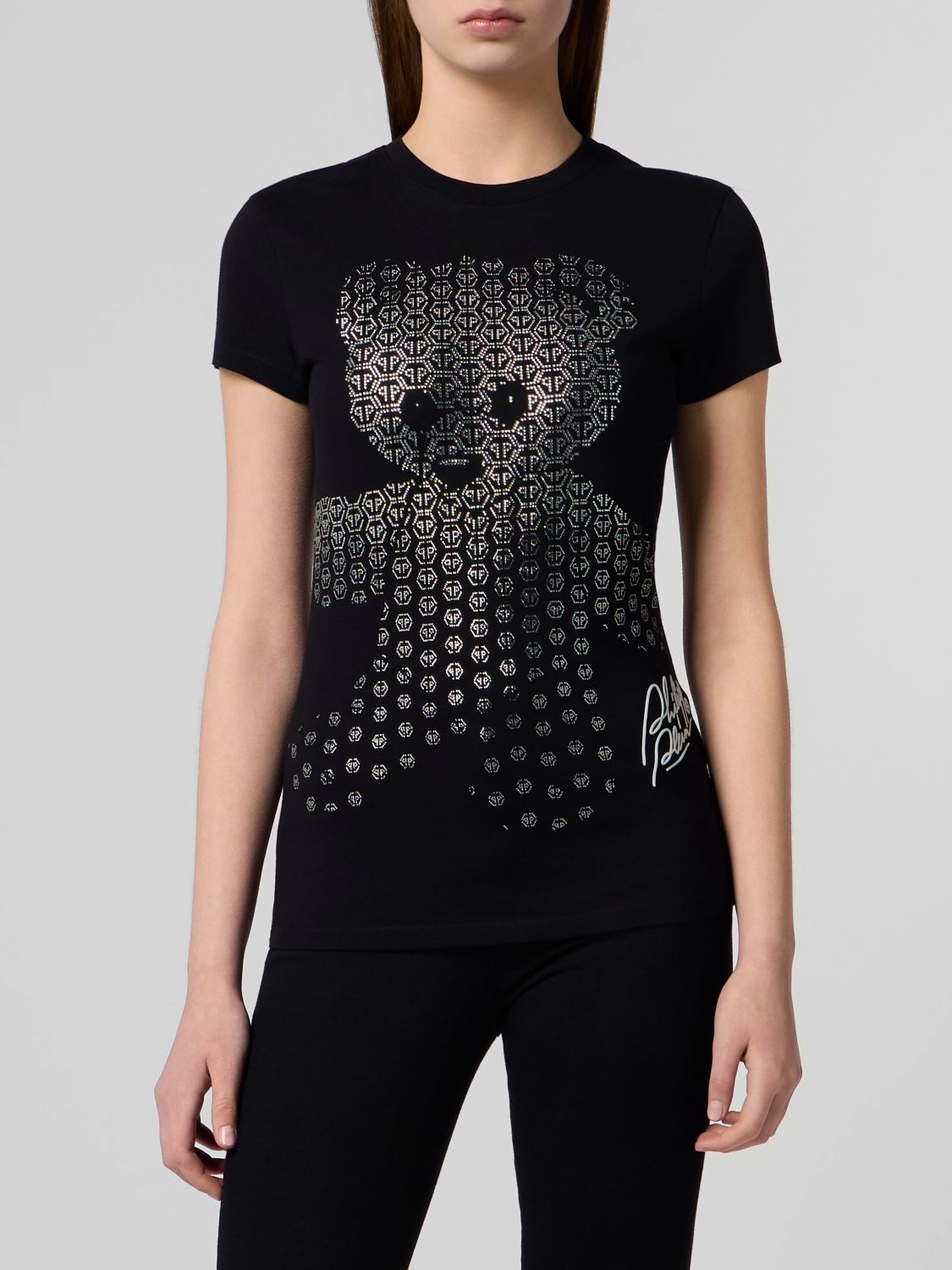 PHILIPP PLEIN T-Shirts Donna colore Nero