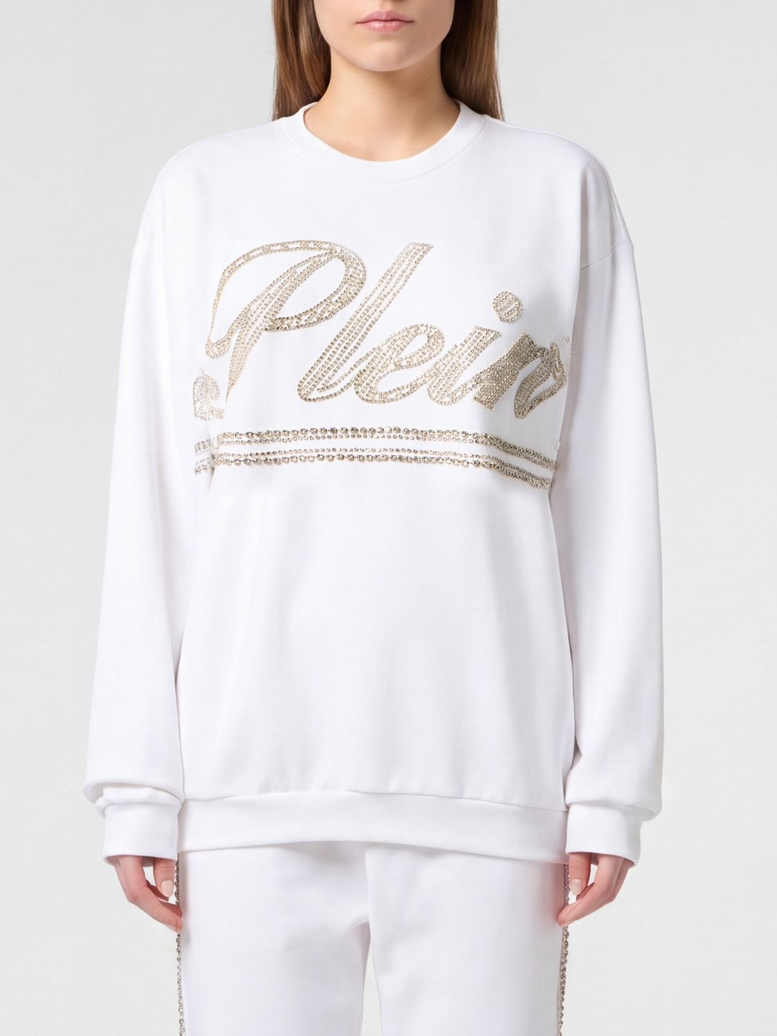 PHILIPP PLEIN Sweatshirt Woman color White