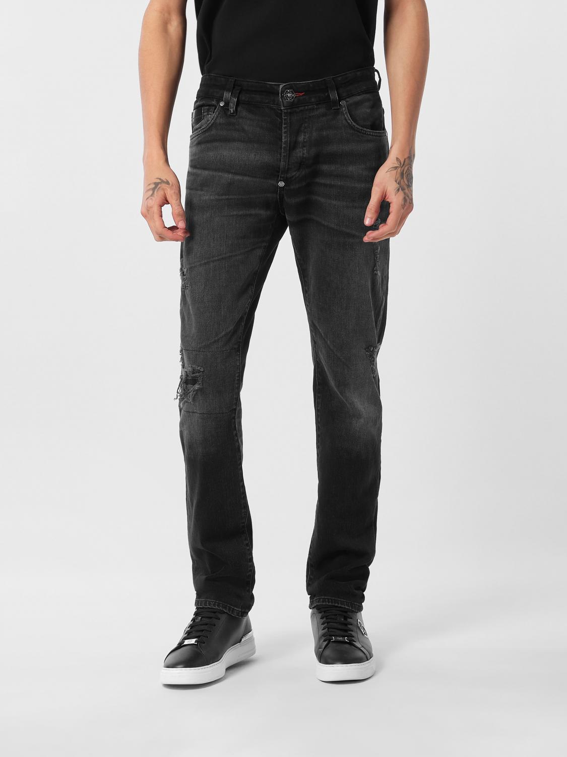 PHILIPP PLEIN Jeans slim fit in denim di cotone