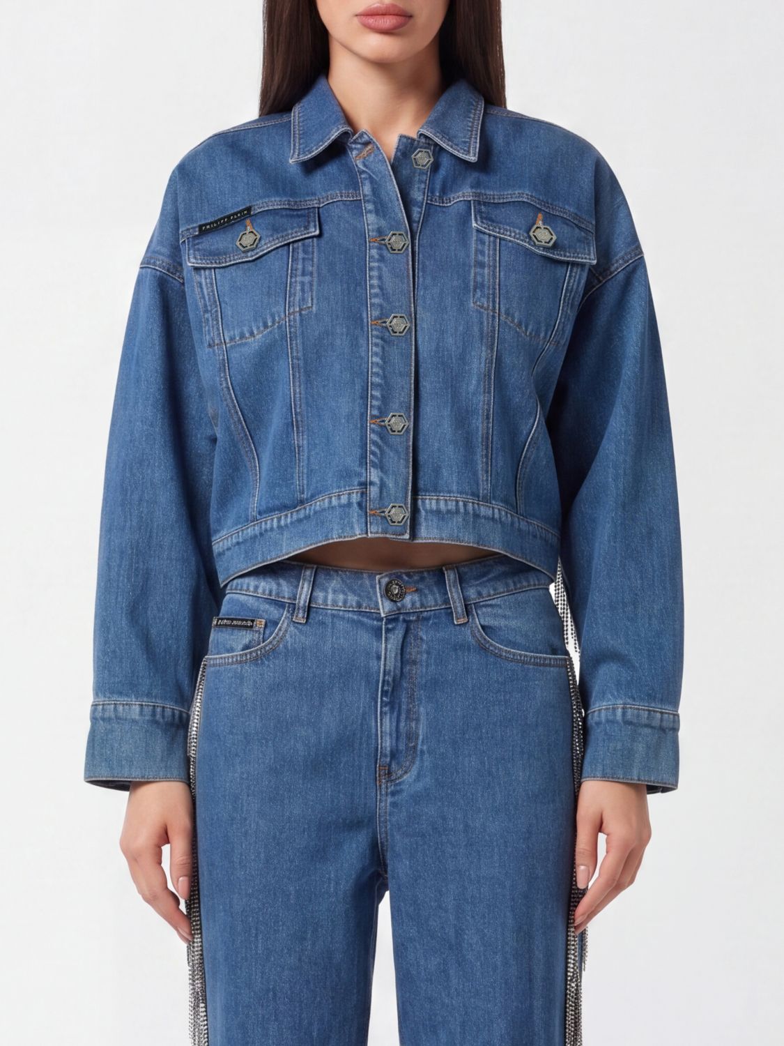 PHILIPP PLEIN Giacca Donna colore Denim